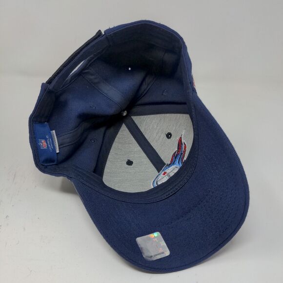 Reebok NFL Men's Strapback Tennessee Titans Hat Blue OSFA Embroidered Logo - Picture 11 of 14